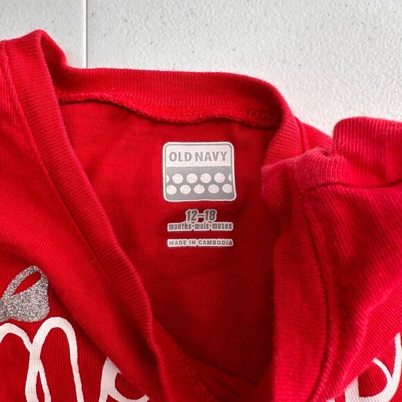 Carters HB Old Navy Baby Girl Holiday Outfit Bundle 9M & 12-18M Plaid Festive - Picture 4 of 13